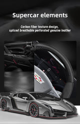 Matte Carbon Fiber Steering Wheel Cover for Cadillac Car Interior Accessory Hocasen