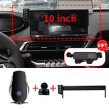 Stable Clip-On Wireless Phone Charging Mount for Peugeot 3008
