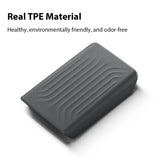2026 2025 For Tesla Model Y Juniper Armrest Box Lid Cover TPE Soft Snug Fit Center Console Protector Case Interior Accessories BLACK