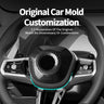 Carbon Fiber Car Steering Wheel Airbag Cover for BMW 5 Series I5 G60 (2023-) X3 G45 (2025-)