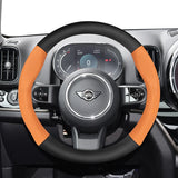 Carbon Fiber Leather Wheel Cover for Mini R50 R56
