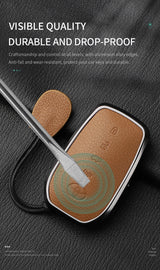 Metal And Goatskin Car Key Case Cover For Toyota Sequoia Cross Fortuner Prius Venza Alphard Vellfire Sienna Tundra Mirai Yaris