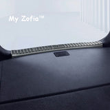 For BYD TANG EV TANG 2024 2025 2026 Car Carbon Fiber ABS Rear Bumper Door Sill Plate Stickers Protector Cover Trim Accessorie