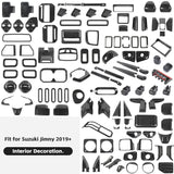 Carbon Fiber Grain Interior Trim Kit for Suzuki Jimny Car Interior Accessory OEM