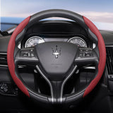 Quick Release Leather Wheel Cover for Maserati Models