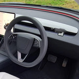 Car Cell Phone Holder Wooden Gravity Mount Bracket For Tesla New Model Y LAUNCH Juniper 2026 2025 Model 3 Highland 2024 Car C