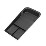 Polestar 4 2023 2024 Car Central Storage Box Center Console Lower layer Tray Organizer Accessories Tidying BLACK Car Interior