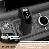 Original Leather Center Gear Shift Knob Cover For Land Rover Lever Shifter Boot Anti Scratch Car Performance Interior Accesso