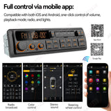 1Din Bluetooth MP3 Radio for Porsche Mercedes BMW