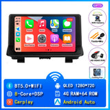 Android 15 Navigation System with CarPlay for Audi Q3 2011–2018