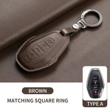Leather Car Remote Key Case Cover For Chery Jetour X70 X70m X70plus X90plus X95pro X95 Plus Key Bag Protecter Keychain Shell