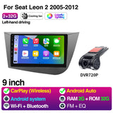 Android Head Unit 9 Inch GPS for Seat Leon 2 MK2