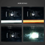 Bi-LED Projector Headlights for Dodge Charger 2015-2023 Car Interior Accessory Vland