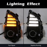 DLAA Fog Light DRL for Toyota Yaris Ativ Vios Car Interior Accessory MAGIC COLORM