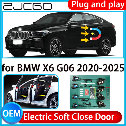 Automatic Electric Soft Close Door Kit for BMW X6 G06 2020–2025 Car Interior Accessory ZJCGO Default Title