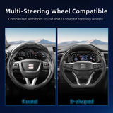 Seat Carbon fiber Wheel Cover for Ibiza & Arona Car Interior Accessory Hocasen