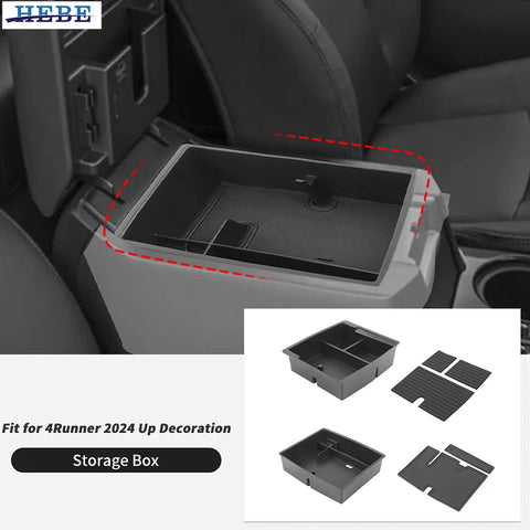 Armrest Storage Box Organizer for 4Runner 2024-2026 Car Interior Accessory HEBE