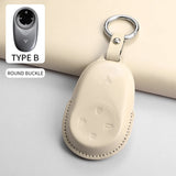 Car Remote Key Case Cover For NETA S L X Nezh V NETA AYA For NETA GT Car Key Bag Cover PU Protector Keychain Holder Accessories