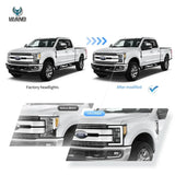 LED Headlights Sequential DRL for Ford Super Duty 17-19 Car Interior Accessory Vland