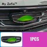 For New Geely Coolray 2023 2024 2025 Car Label Sticker Front Logo Frame Head Bumper Steering wheel Decor Sticker Cover Black