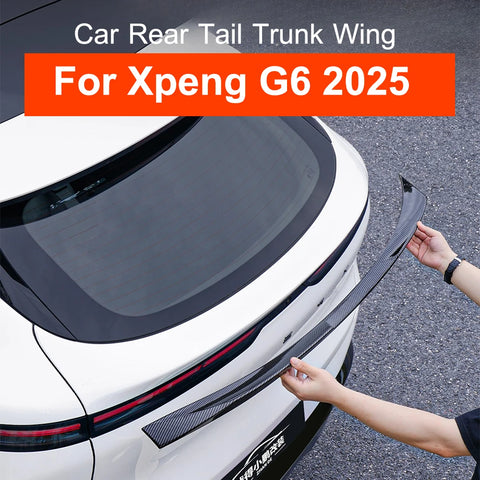 Xpeng G6 2025 Car Rear Tail Trunk Wing Spoiler Middle Wing Exterior Accessories Exterior Accessories OEM