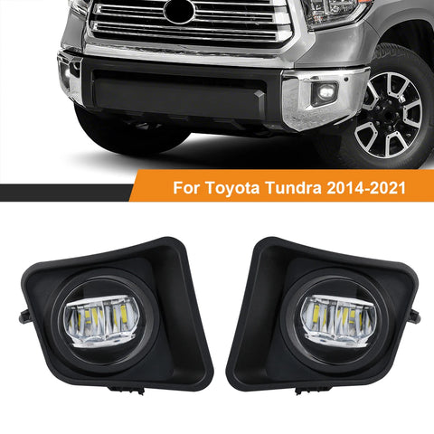 LED Fog Light Kit with DRL for Toyota Tundra 2014-2021 Car Interior Accessory MAGIC COLORM