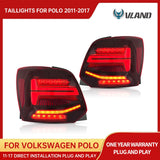 LED Tail Lights for Volkswagen Polo 2011-2017 Tail Light Assembly Vland