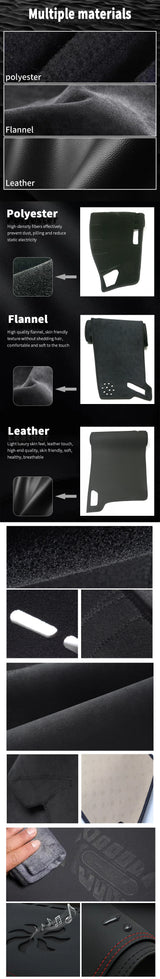 Anti-Glare Dashboard Mat Cover for Chevrolet Groove 2021–2023 Dashboard Mat CATUSIKI