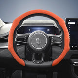 Suede Steering Wheel Cover for Zeekr Non-Slip Fit