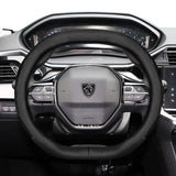 Ultra-Thin Breathable Leather Wheel Cover Peugeot Car Interior Accessory Hocasen