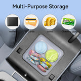 Smabee for BYD Sealion 5/6 EV 2025 2026 Sealion 6/7 D-MI Central Cool Storage Box Stowing Tidying Car Tray ABS Accessories