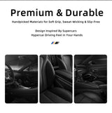 Sports Suede Steering Wheel Cover for Changan Models Car Interior Accessory Hocasen