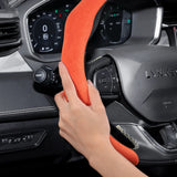Steering Wheel Cover Premium Suede for Lynk & Co 01 Car Interior Accessory Hocasen
