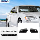 Mirror Cap Covers Carbon Fiber for Chrysler 300C 2011+ Car Interior Accessory HEBE