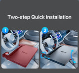 Car Tray Table Food Tray Desk Folding Laptop Desk Auto Steering Wheel Tray Mount Adjustable Water Cup Computer Bracket