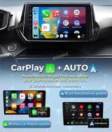 9-inch QLED Android Multimedia Player for Peugeot 208 2019–2022 Android Head Unit RSNAVI