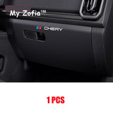 For Chery JAECOO J7 Car Styling Leather Door Anti Kick Pad Protection Car Interior Accessory NONE E