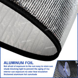 Aluminum Window Sunshade Kit for Toyota 4Runner 17-23 Car Interior Accessory HEBE