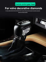 Gear Knob Decoration Trim for Volvo XC60 S60 2018+ Car Interior Accessory LINGLUYANG