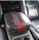 Carbon Fiber Armrest Box Cover for Chevy Suburban