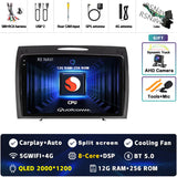 Android 15 2K QLED Stereo for Mercedes-Benz SLK-Class 2004–2011