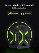 1080P Dual Channel Motorcycle Dashcam with Night Vision