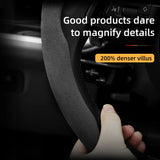 Suede Anti-Slip Steering Wheel Cover for Volkswagen Car Interior Accessory Hocasen