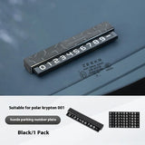 Temporary Car Parking Number Plate for ZEEKR