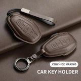 Leather Car Remote Key Case Cover For Chery Jetour X70 X70m X70plus X90plus X95pro X95 Plus Key Bag Protecter Keychain Shell
