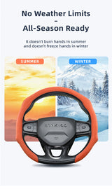 Steering Wheel Cover Premium Suede for Lynk & Co 01