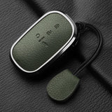 Metal and Leather Car Key Case Cover For Honda Civic 11th 2022 for Honda 2022 2023 2024 Civic for Accord CR-V HR-V Pilot