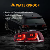 Vland LED Tail Lights Sequential Signal Golf 08-14 Car Interior Accessory Vland