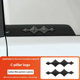 For Leopard 8 Byd Formula Leopard 8 Black Warrior Logo Decals Head Rear Black Logo Front Back Car Logo Upgrade