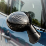 Carbon Fiber Mirror Caps for Mini Cooper 2015-2023 Car Interior Accessory GMUNI